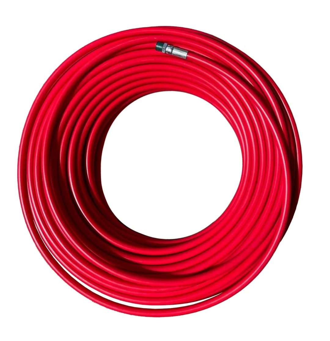 צינור לדיזה קוטר 1/4 Armadillo Redflex למכונת פתיחת סתימות בלחץ מים - TJE