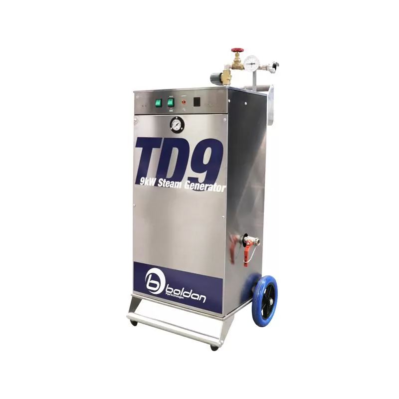 מערכת קיטור TD9 חשמלית תלת פאזי להקשיית שרוולים.